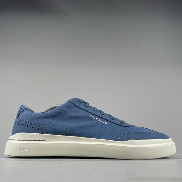 Cole Haan GrandPrø Rally Canvas T-Toe Men’s 11.5 M Blue Casual Sneakers Walking - Picture 6 of 9